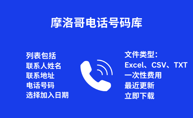 摩洛哥 电话号码库